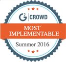Voted by G2 crowd most implementable 2016