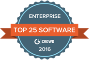 top 25 enterprise software voted by G2 crowd